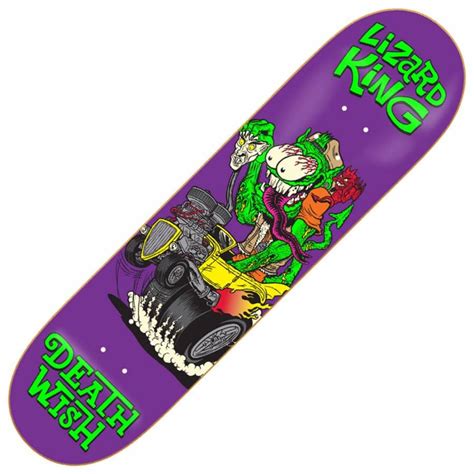 Deathwish Skateboards Deathwish Lizard King Creeps Skateboard Deck 8