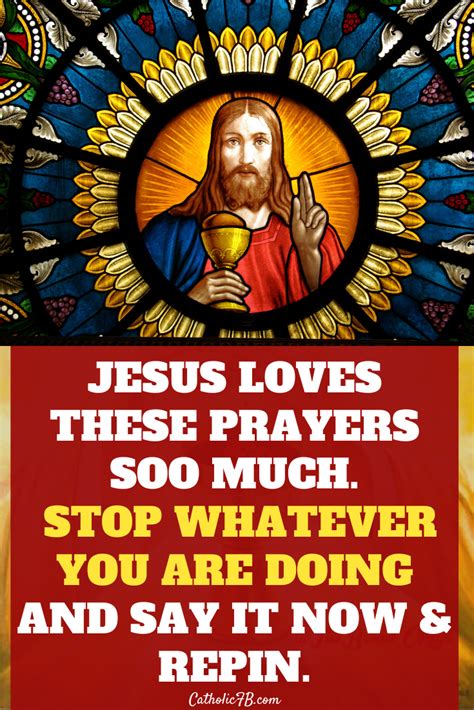Jesus Loves These Prayers Soo Much Stop Whatever You Are Doing And Say