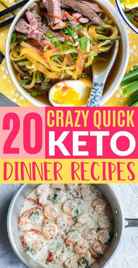 You're tired, don't feel like. 20 Low Carb Dinners - Quick & Easy (Keto | Keto dinner ...