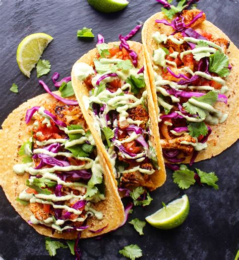 mexican spiced cauliflower tacos plant based blonde