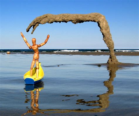 Wet sand has water between these particles. No, This Isn't What Happens When Lightning Strikes Sand ...