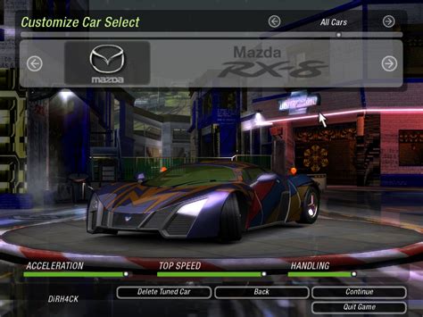 Need For Speed Underground Showroom Custom Mod Nfscars