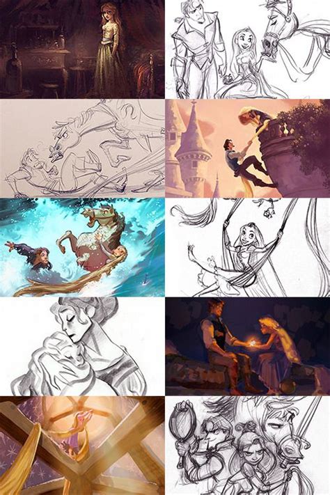Scurviesdisneyblog Concept Art → Tangled Time For A Story