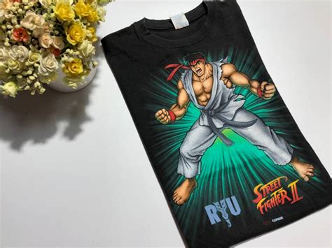 Vintage Vintage 1991 Street Fighter 2 Ryu Graphic Capcom Game Grailed
