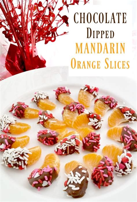 Chocolate Dipped Mandarin Orange Slices A Sweet Halos Treat