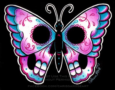 day of the dead butterfly limited edition art print etsy
