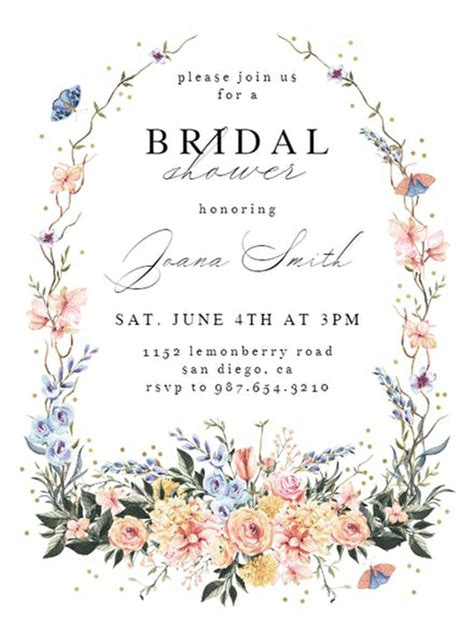 Printable Bridal Shower Invitations You Can Totally Customize