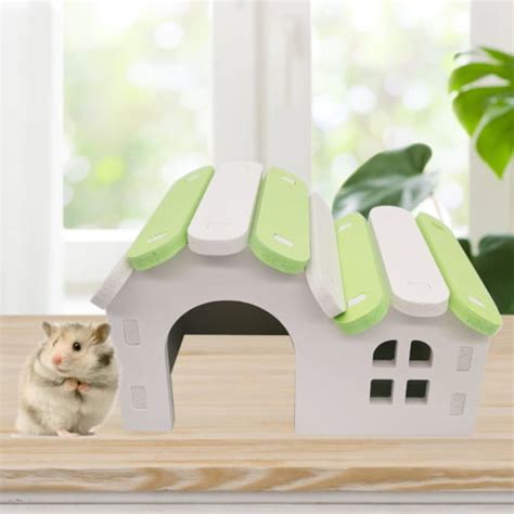 Buy Visland Dwarf Hamsters House Diy Wooden Gerbil Hideout Mouse Sugar