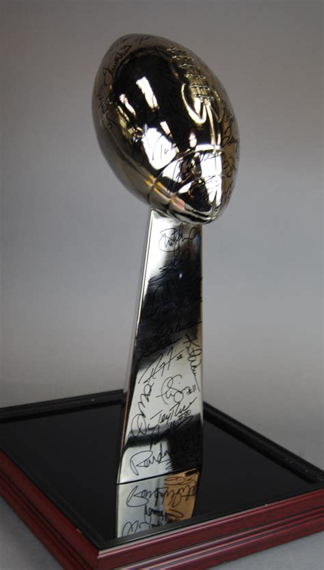 Sold Price Super Bowl Trophy Signed By All Mvps Of Super Bowls 1 47