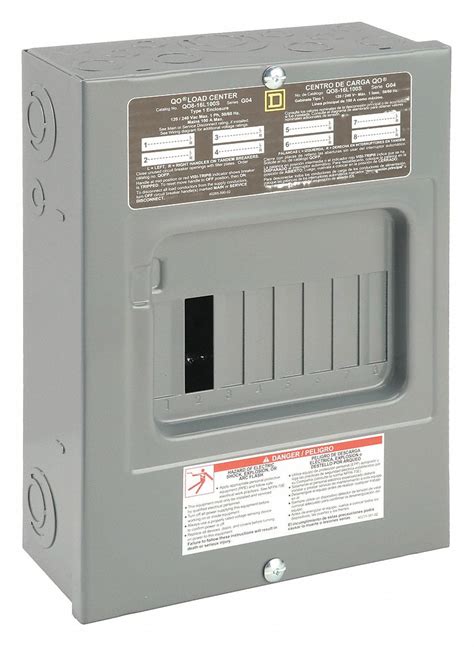 Square D Load Center Number Of Spaces 8 Amps 100 A Circuit Breaker