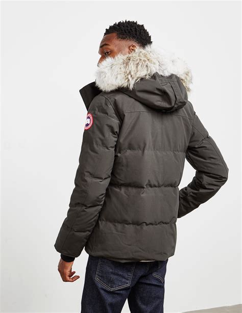Canada Goose Goose Wyndham Padded Parka Jacket Grey In Gray For Men Lyst