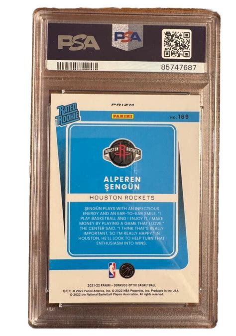 2021 DONRUSS OPTIC ALPEREN SENGUN FANATICS SILVER WAVE PRIZM SP 169 RC