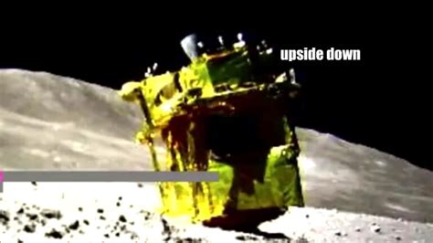 Space Oddity Upside Down Japanese Slim Lunar Lander ‘wakes Up From Freezing Moon Night In
