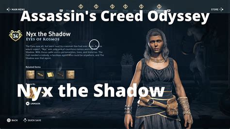 Assassin S Creed Odyssey Nyx The Shadow Sage Of The Eyes Of Kosmos