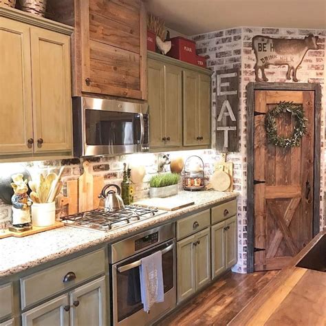 Base unit can be sold separately as buffet. 45+ BRILLIANT RUSTIC FARMHOUSE KITCHEN CABINETS REMODEL ...