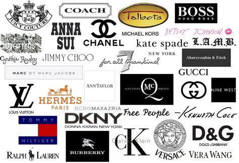 Clothing Brand Logos And Names Telegraph