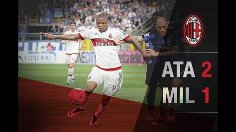 Luis muriel (atalanta) right footed shot from outside the box is blocked. Atalanta-AC Milan 2-1 | AC Milan Official - YouTube