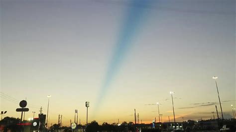 Mysterious Blue Streak In Houston Sky Explained