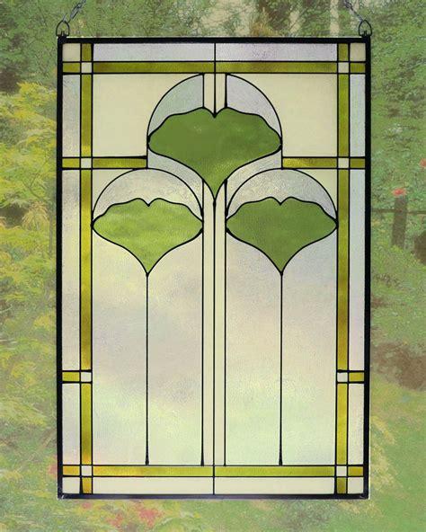 Frank Lloyd Wright Stained Glass Prairie And Arts And Crafts Faux Stained Glass Stained