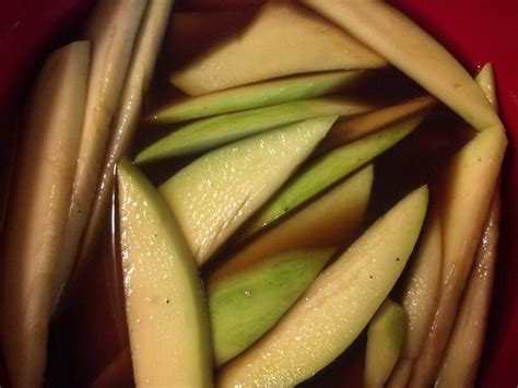 Green Mango Shoyu And Vinegar Hawaii Food Pickled Veggies Healthy
