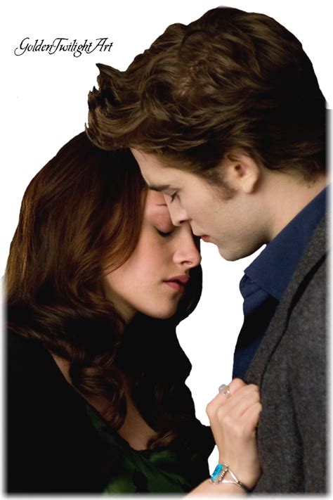 Bella Swan Edward Cullen Kiss By Goldentwilightart On Deviantart