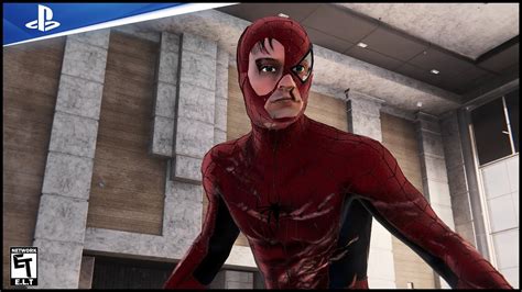 Spider Man Pc Battle Damaged Raimi Suit Mod Gameplay Youtube