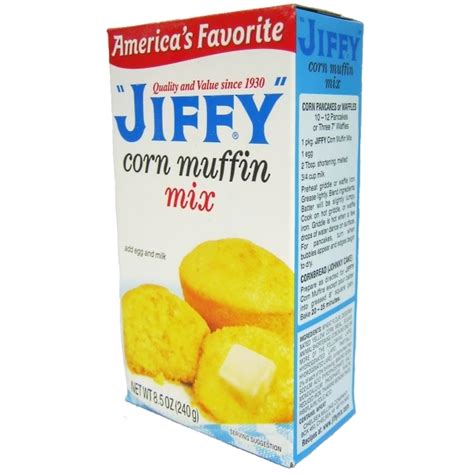 The recipe on the back of the box is fine as is, but you can kick it up a notch with ingredients if you use a liquid ingredient for spice, reduce the amount of milk or water accordingly. Can You Use Water With Jiffy Corn Muffin Mix? - South Your ...
