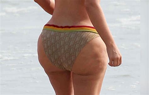 Pics Kim Kardashian Bikini Butt Cellulite Backlash Crushed Crying Over Vicious Comments