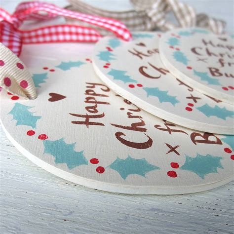 personalised christmas decoration by inkpaintpaper  notonthehighstreet.com