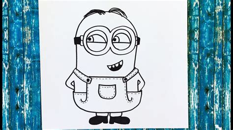 How To Draw A Minion Despicable Me Cómo Dibujar Un Minion Paso A