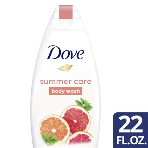 Dove Liquid Body Wash For A Natural Glow Summer Care 22 Oz