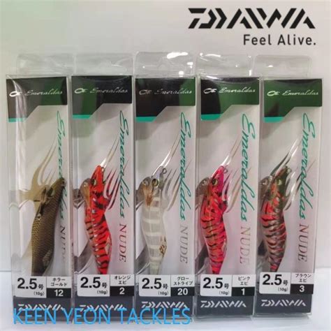 DAIWA 2022 EMERALDAS NUDE SQUID JIG Lazada PH