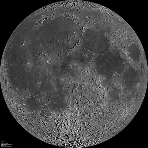 Astrofísica Y Física La Cara Visible De La Luna En Alta Resolución