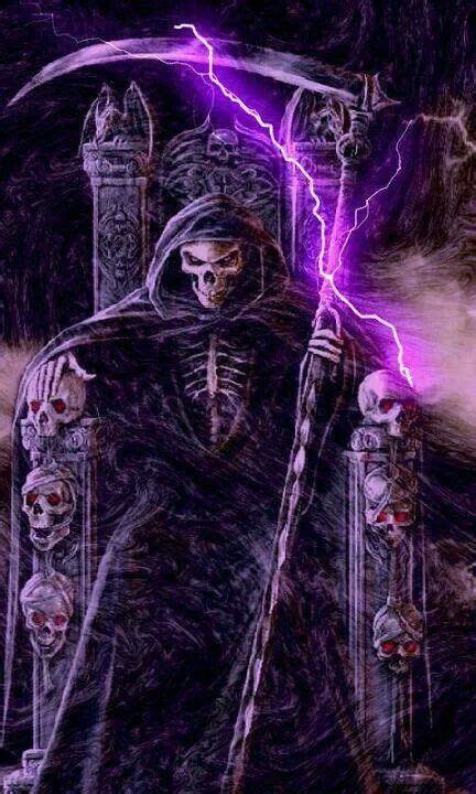 Everything Purple Grim Reaper Art Grim Reaper Reaper Tattoo