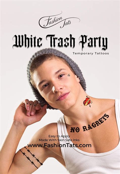 White Trash Party Were The Millers Temporary Tattoos Halloween