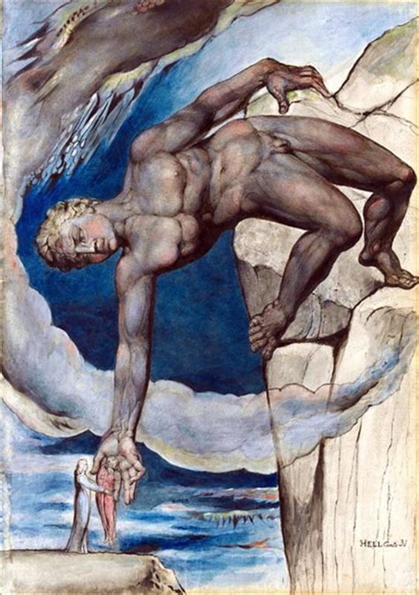 Obra de Arte Anteo coloca a Dante y Virgilio en el último círculo del inf