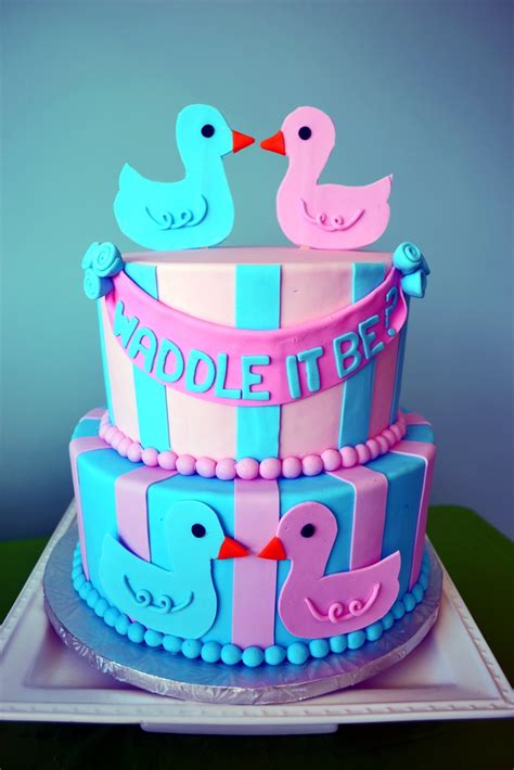 gender reveal cake simply sweet creations flickr