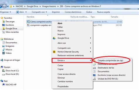 Comprimir Archivos En Windows 7 ~ Empacadores De Archivo