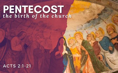 Pentecost The Birth Of The Church