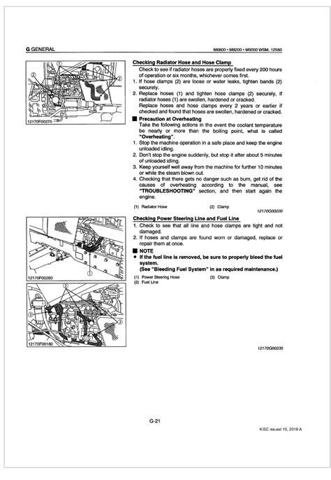 Kubota Tractor M9000 Workshop Manual | Auto Repair Manual Forum - Heavy