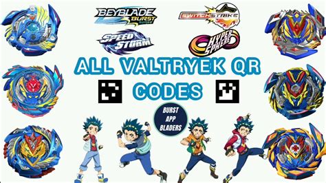 Beyblade Burst App Qr Codes Valtryek List Of Hasbro Beyblade Burst
