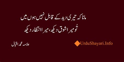 Mana Ke Teri Deed Allama Iqbal Poetry Urdu Shayari