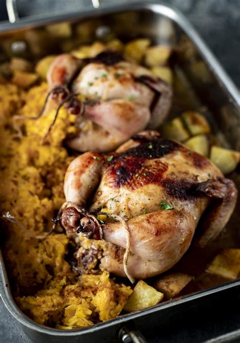They typically weigh between 1 and 2 pounds. Christmas Cornish Hen Recipe / Caribbean Holiday Feast ...