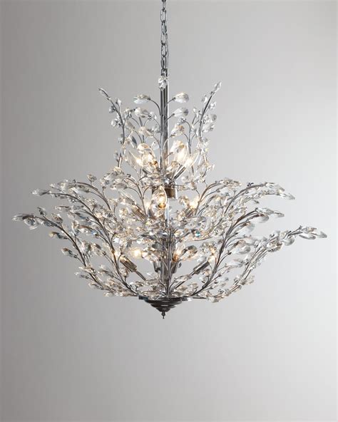 Find images of crystal chandelier. Upside Down 18-Light Crystal Chandelier | Neiman Marcus