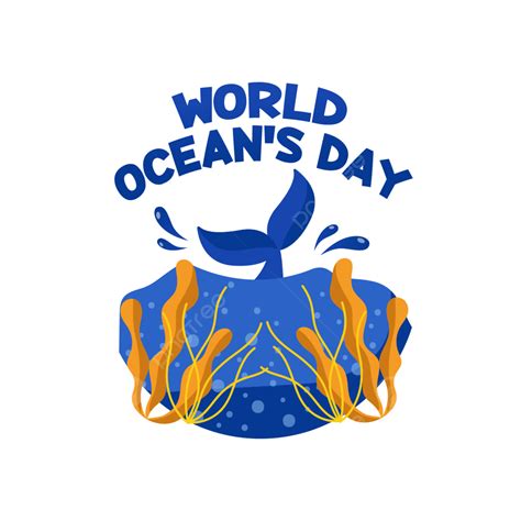 World Oceans Day Vector Art Png Flat Design World Oceans Day Concept
