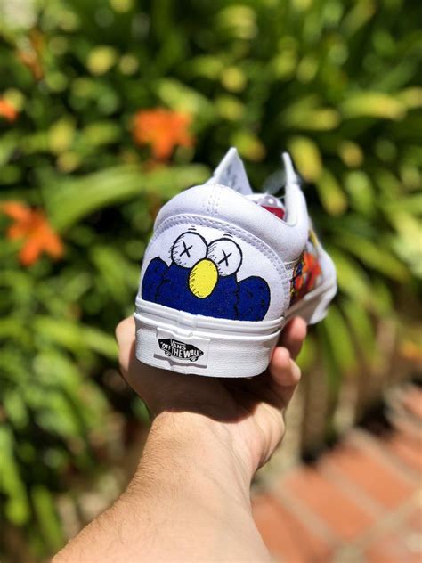 Kaws X Sesame Street Vans Old Skool — Nykeria Shoes Custom Vans Shoes