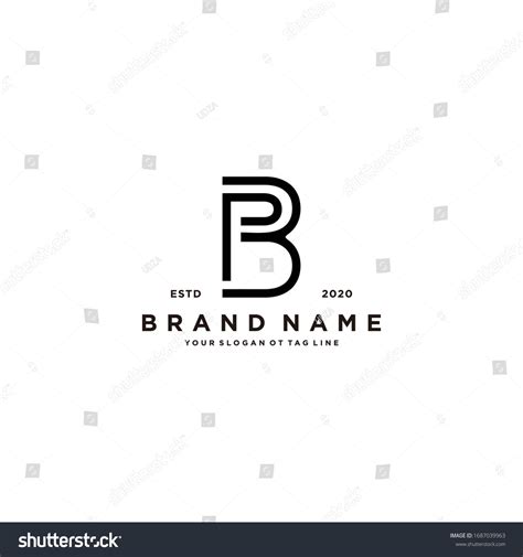 Letter Bp Logo Design Vector Template Royalty Free Stock Vector 1687039963