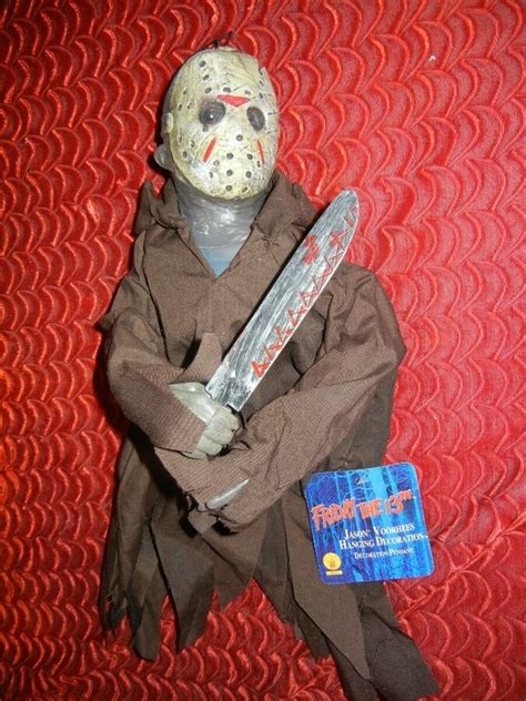 JASON FRIDAY The Th HANGING HALLOWEEN HORROR PROP JASON VOORHEES FIGURE Ad AFF HANGING