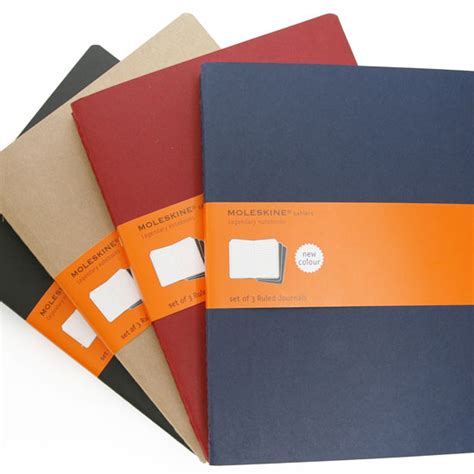 Moleskine Cahier Extra Large Ruled Notebook (set of 3) (7 ...