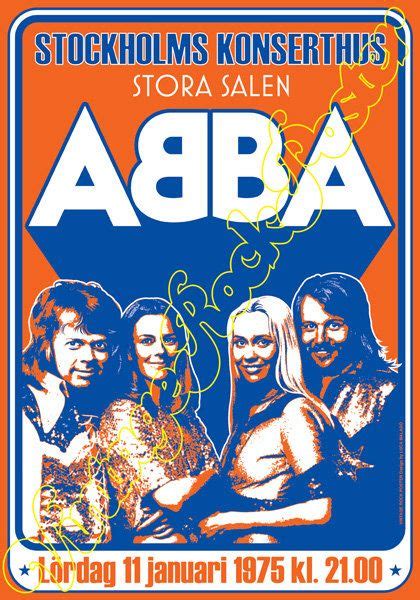 720 Abba Stockholm Sweden 11 January 1975 Artistic Concert